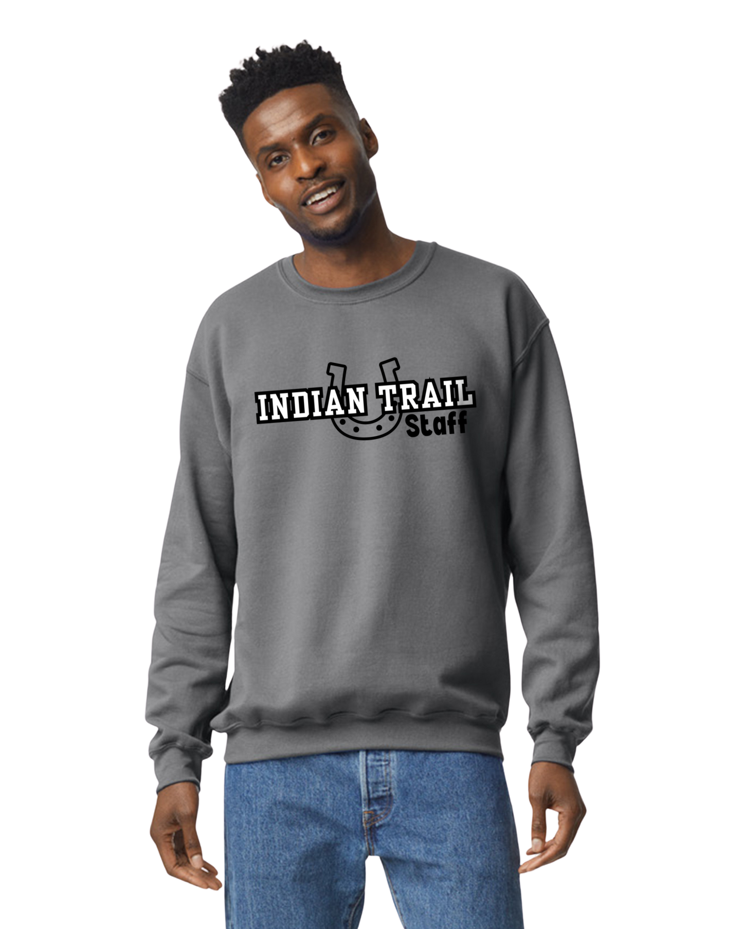 IT Staff Dark Gray Crewneck