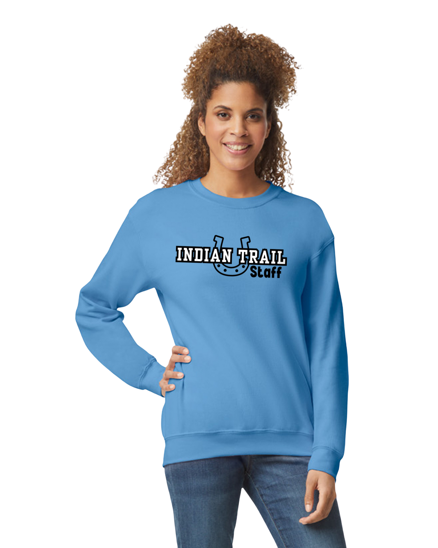 IT Staff Blue Crewneck